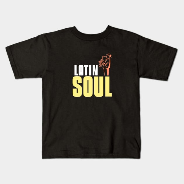 latin soul Kids T-Shirt by BVHstudio